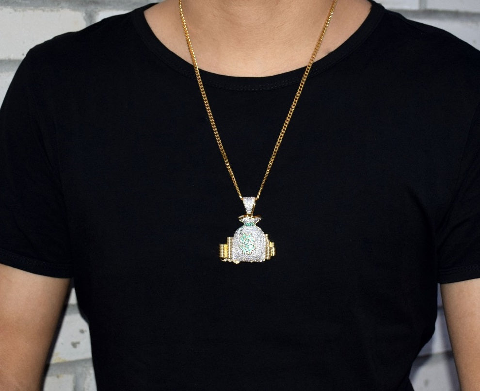 Bling "Money Bag" Pendant