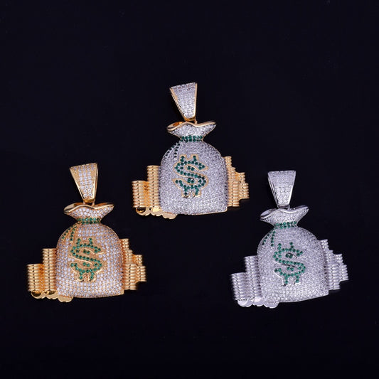Bling "Money Bag" Pendant