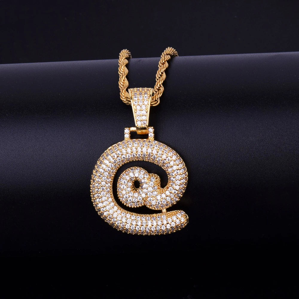 Bling "Foxx" Symbols Pendant