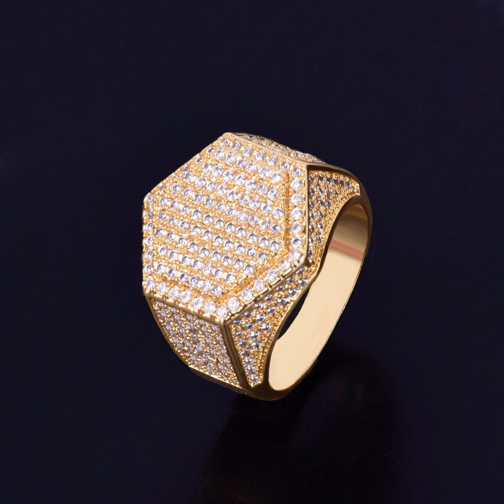 Bling "Hexagon" Ring