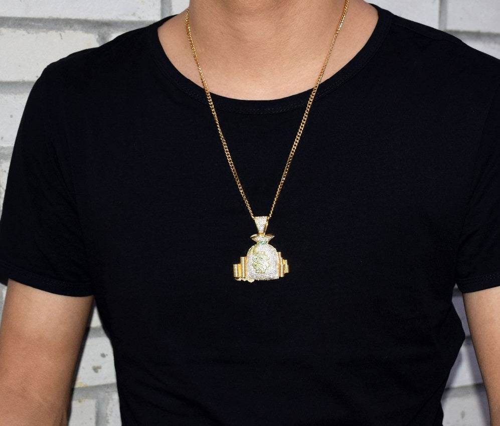 Bling "Money Bag" Pendant
