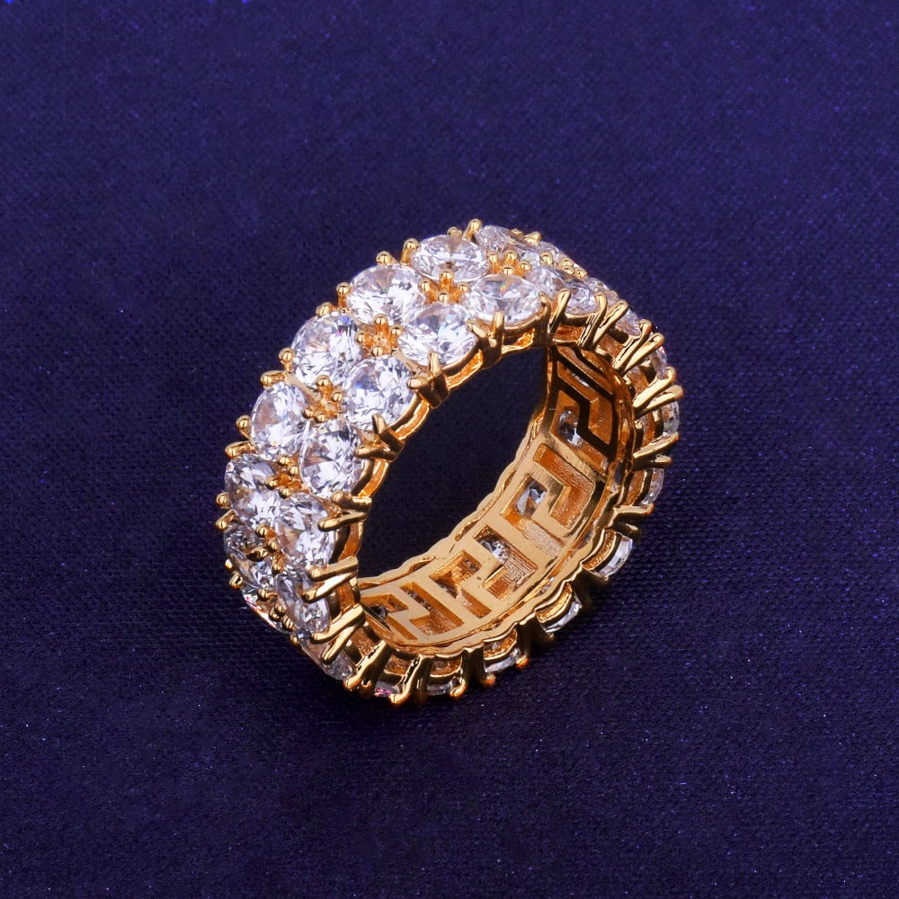 Two Rows Tennis Ring