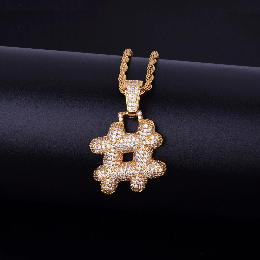 Bling "Foxx" Symbols Pendant