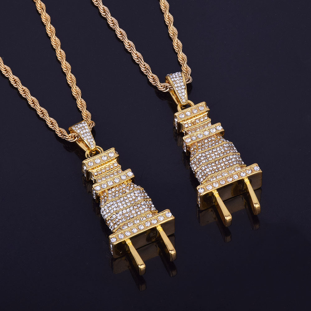 Bling "Plug" Pendant