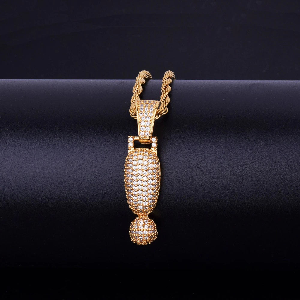Bling "Foxx" Symbols Pendant