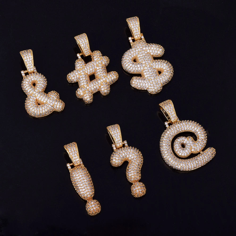 Bling "Foxx" Symbols Pendant