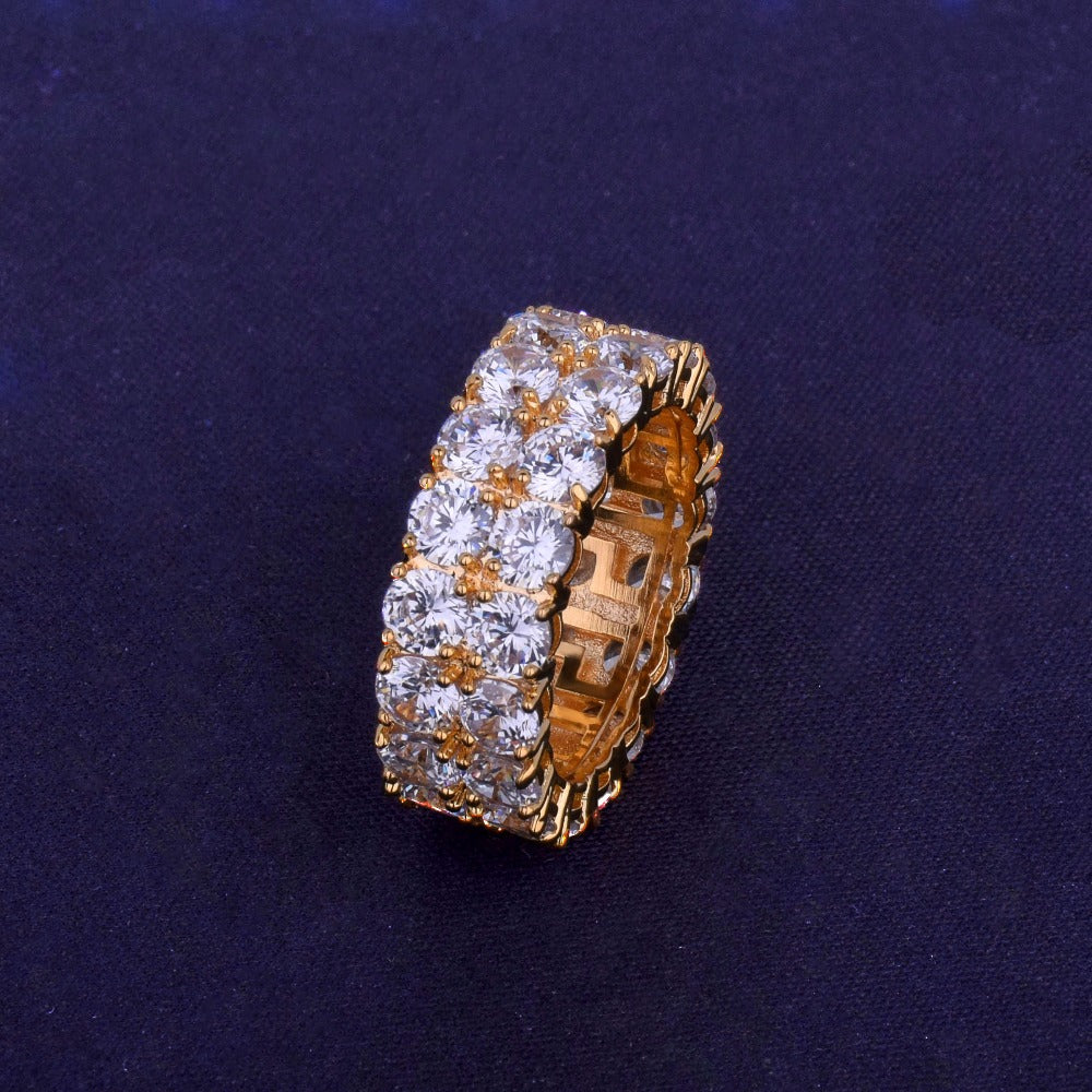 Two Rows Tennis Ring
