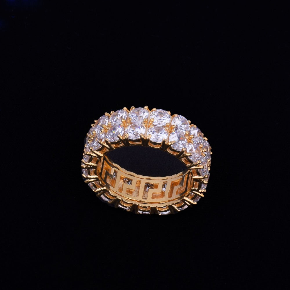 Two Rows Tennis Ring