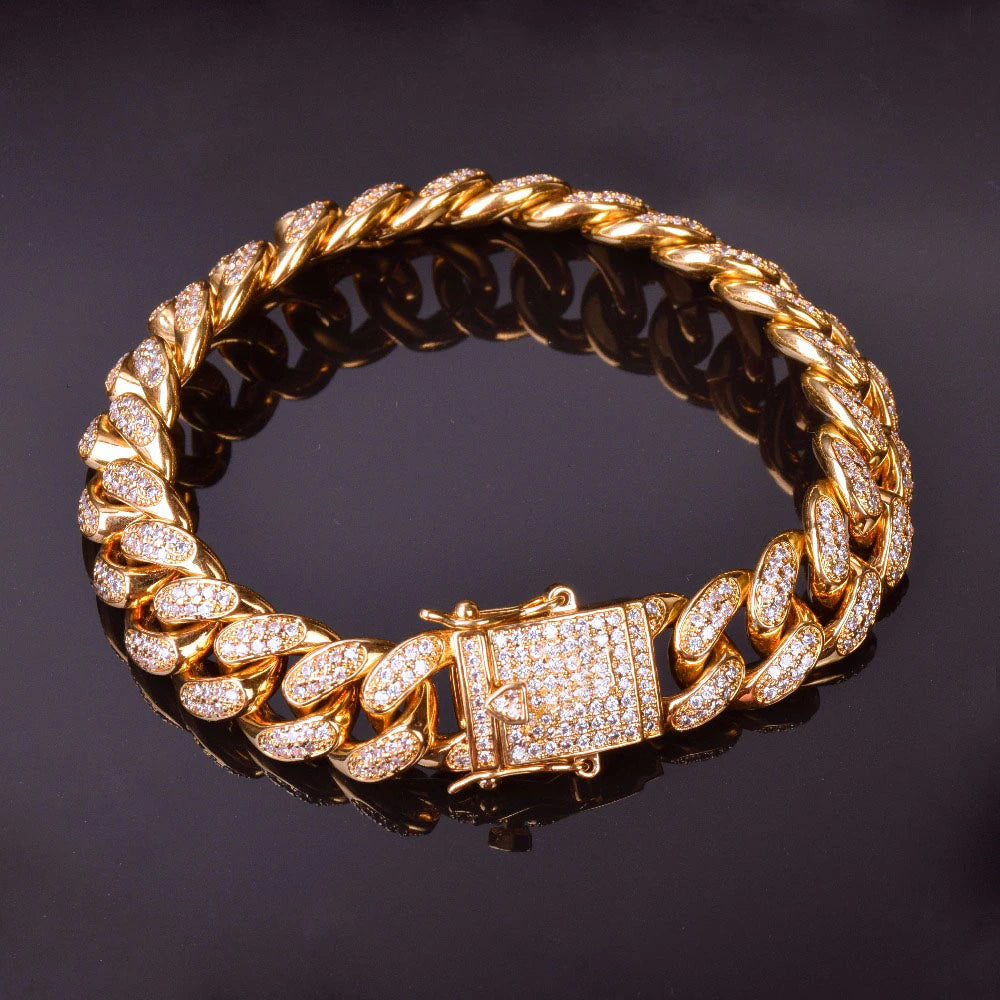 Bling "Miami" Cuban Link Bracelet