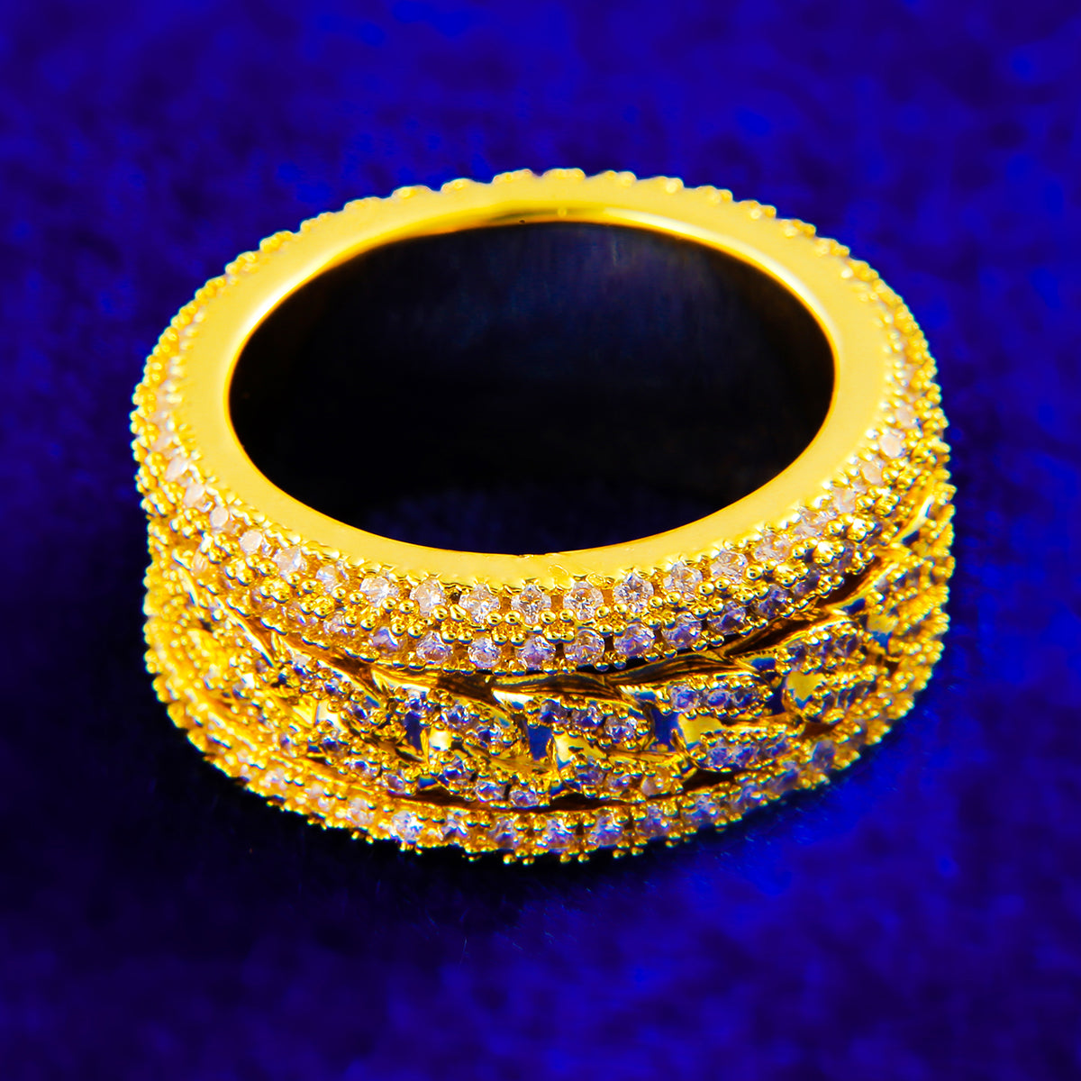 Bling "Cuban" Ring