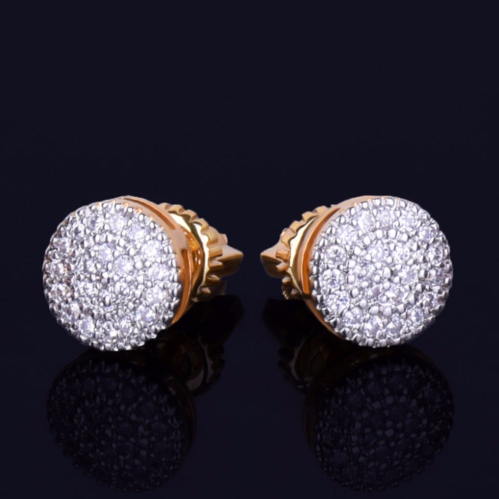 Bling "Round" Stud Earring 8mm