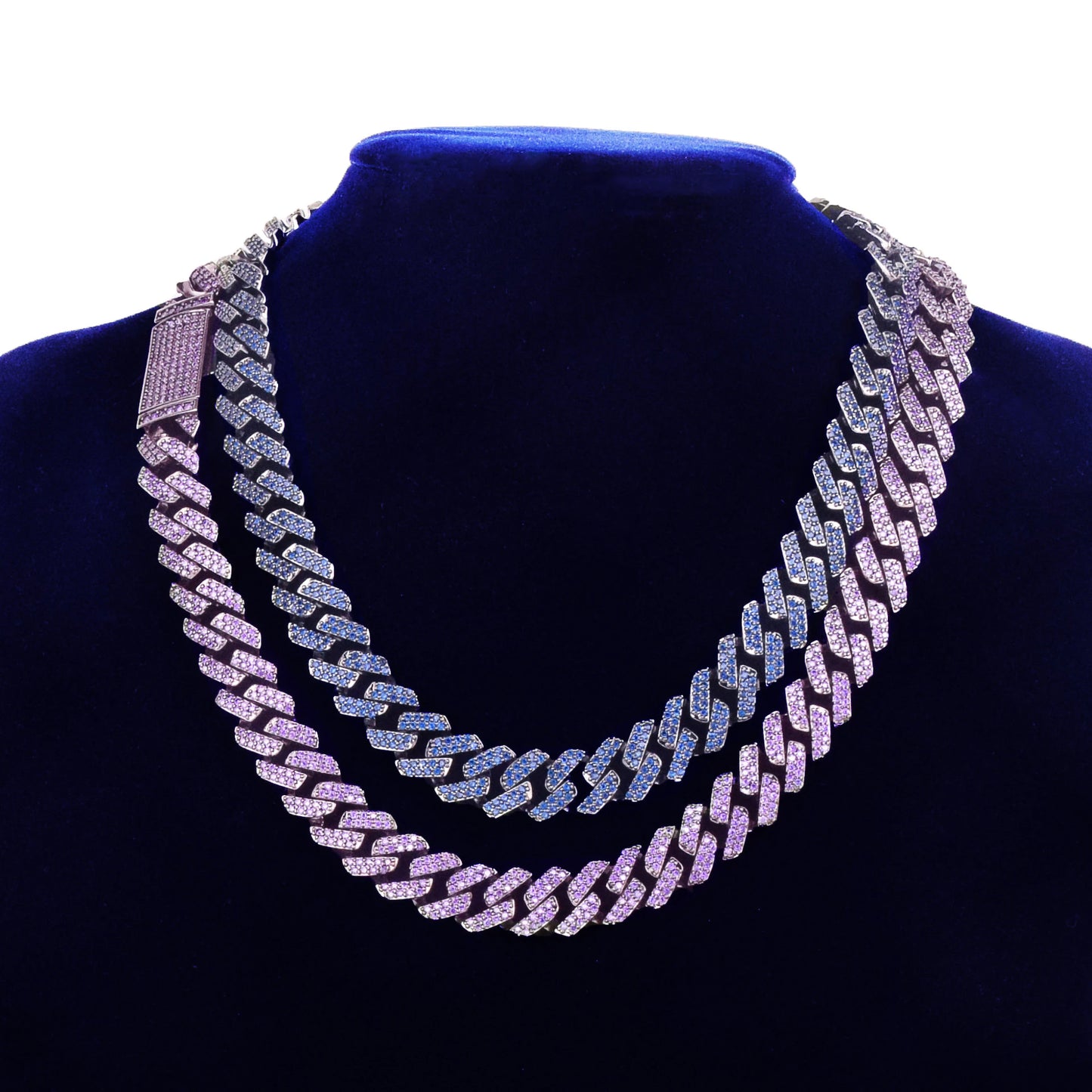 Bling Purple Cuban Chain