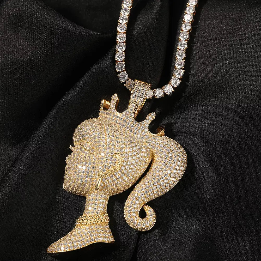 Bling "Queen" Pendant