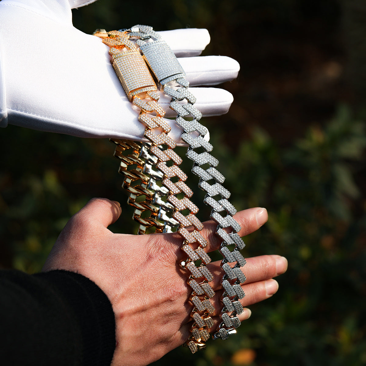 Bling "Straight Edge" Cuban Chain 20mm