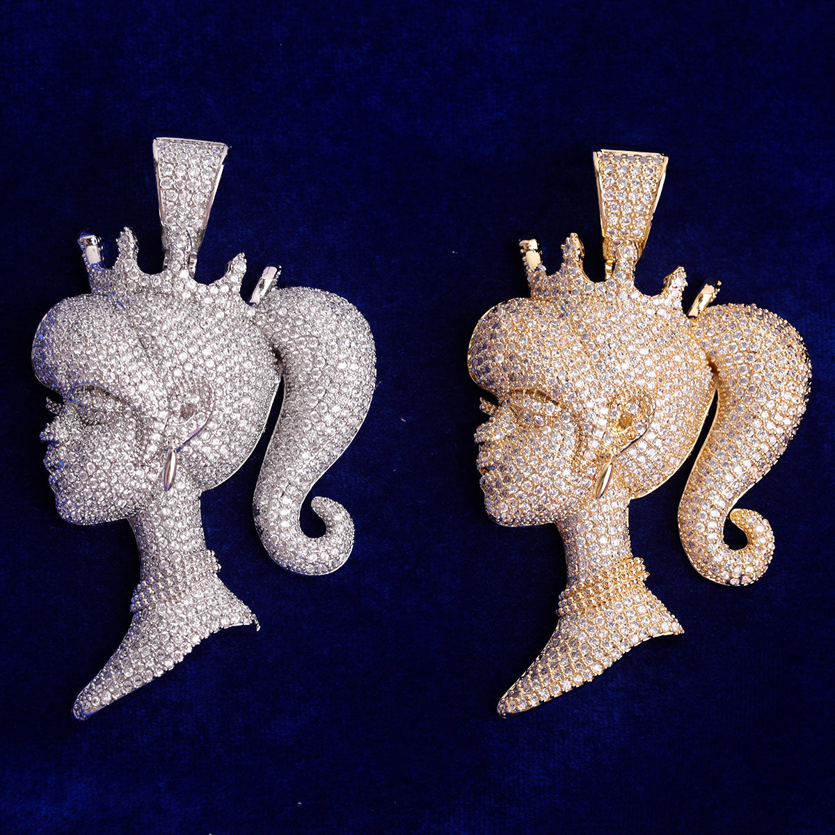 Bling "Queen" Pendant