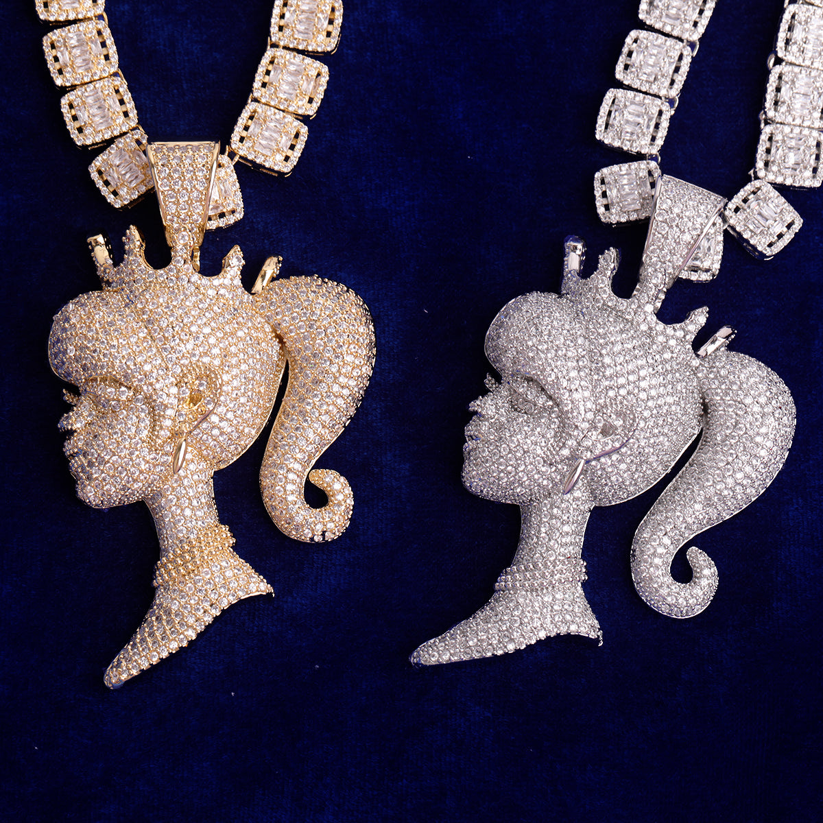 Bling "Queen" Pendant