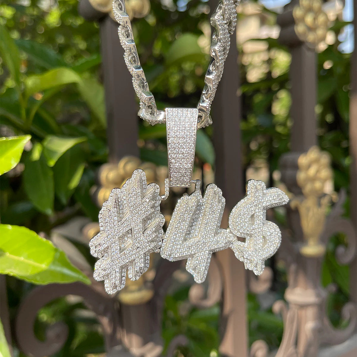 Bling "Savage" Custom Pendant