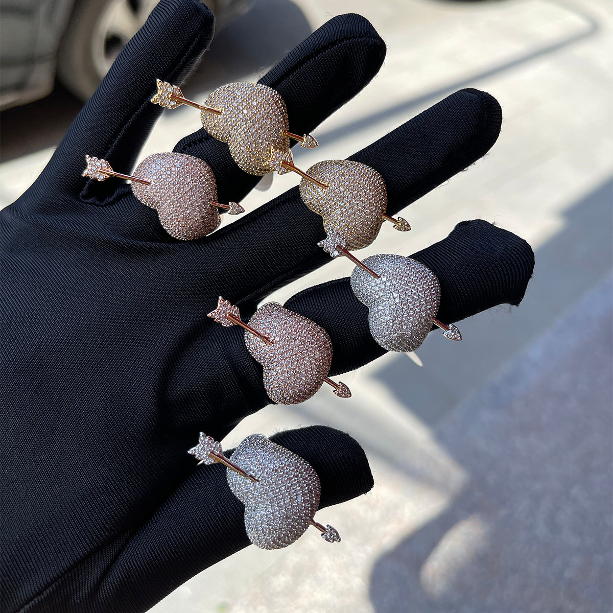 Bling "Cupid Heart" Ring