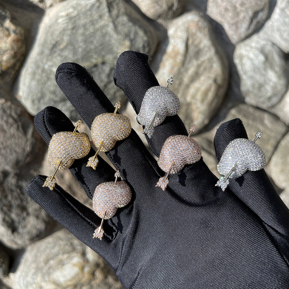 Bling "Cupid Heart" Ring