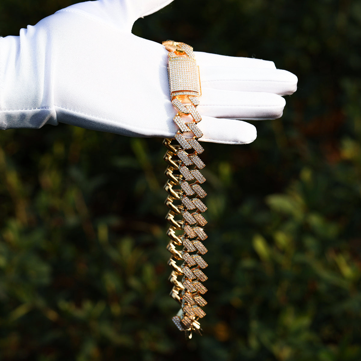 Bling "Straight Edge" Cuban Chain 20mm