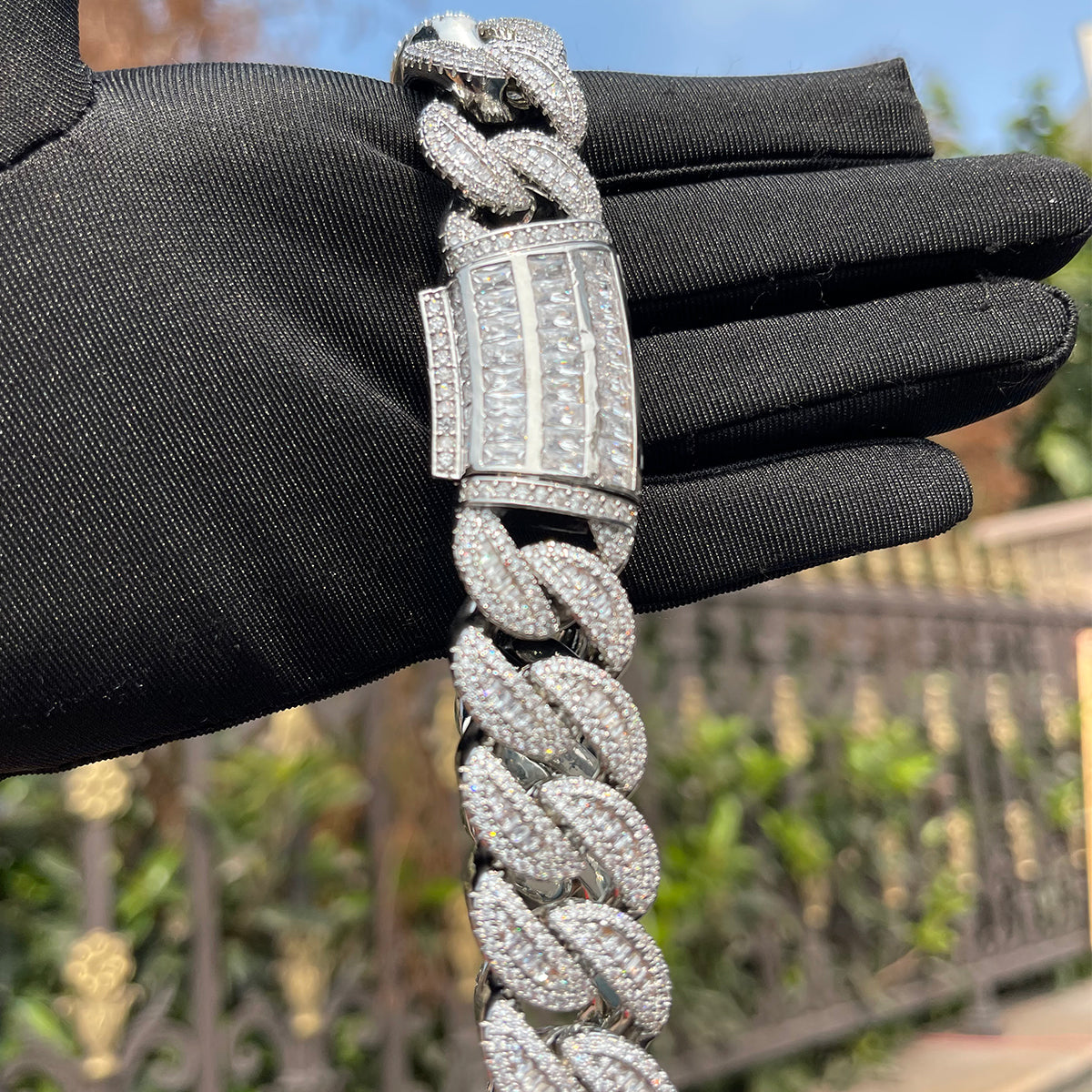 Bling "Royal Baguettes" Cuban Chain 20mm