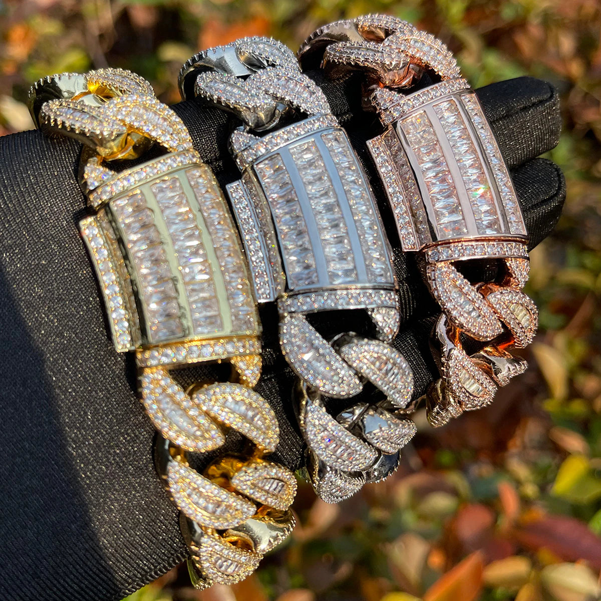 Bling "Royal Baguettes" Bracelet 20mm