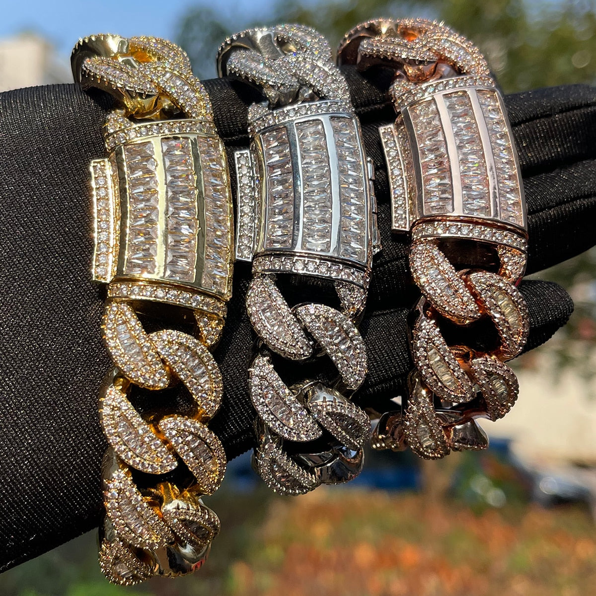 Bling "Royal Baguettes" Bracelet 20mm
