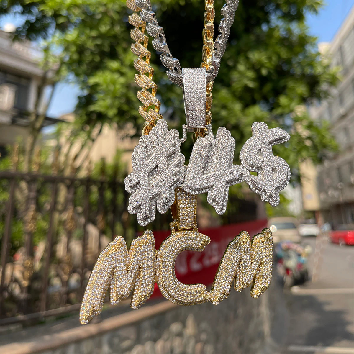 Bling "Savage" Custom Pendant