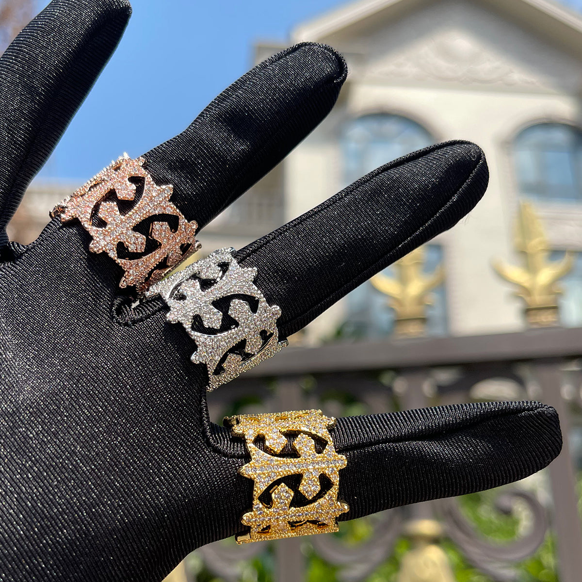 Bling "Cross" Ring III