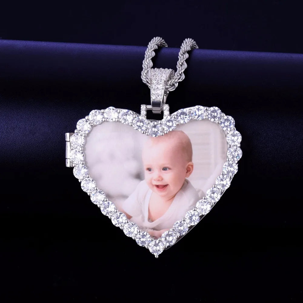 Bling "Heart" Custom Photo VI