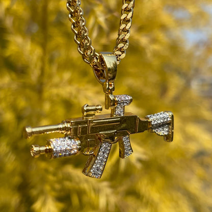 Bling "Assault Rifle" Pendant