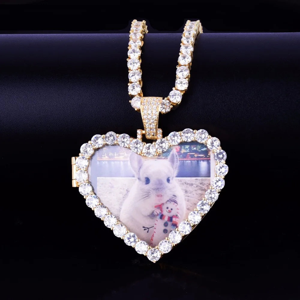 Bling "Heart" Custom Photo VI