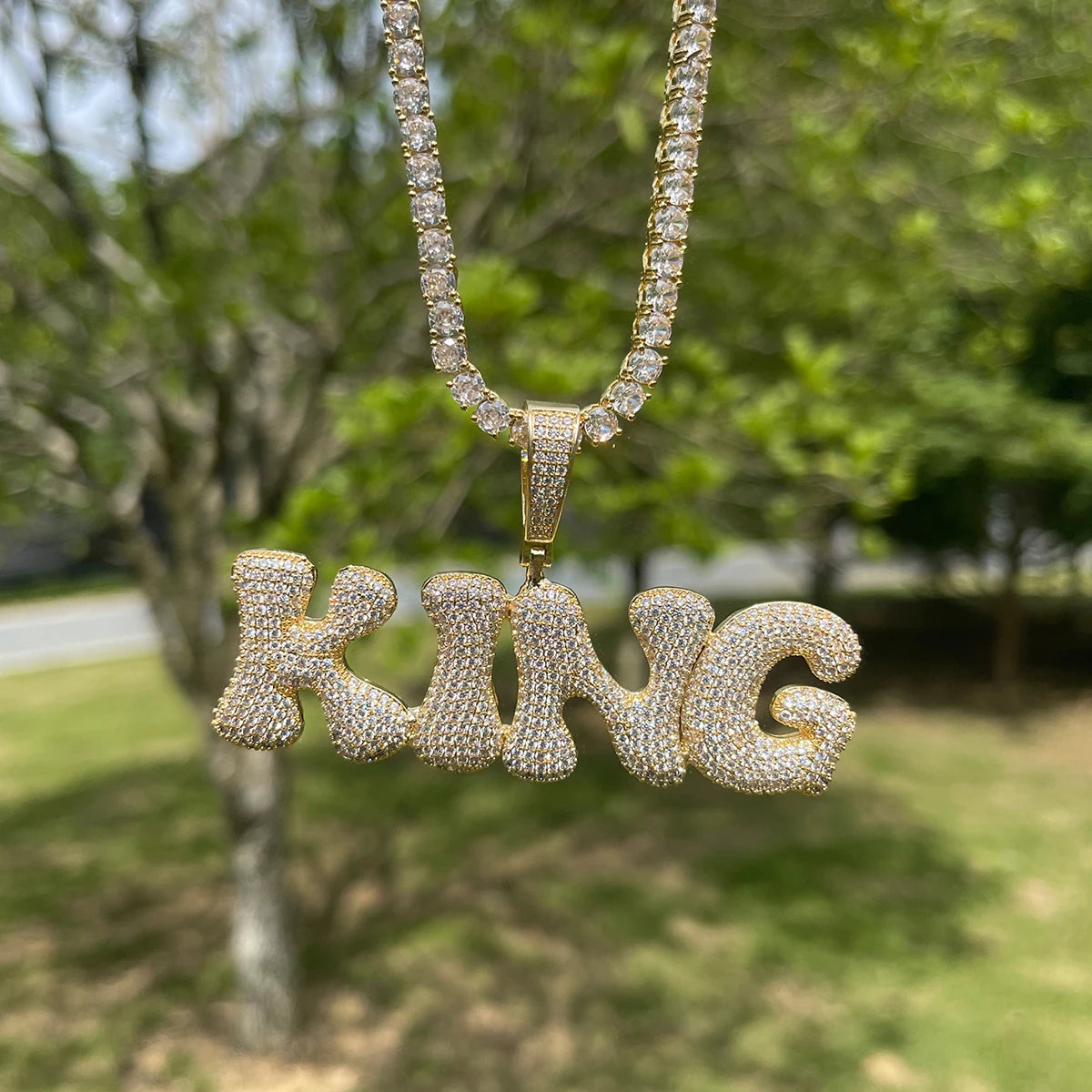 Bling "Swirvin'" Custom Pendant