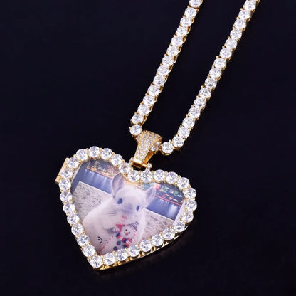 Bling "Heart" Custom Photo VI