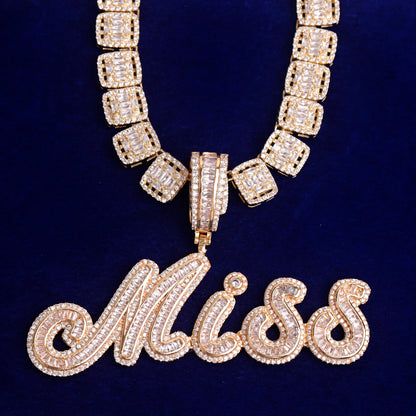 Bling "Miss" Custom Pendant