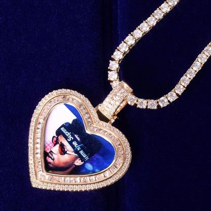 Bling "Heart" Custom Photo