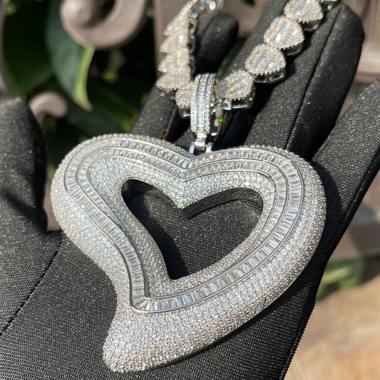 Bling "Big Heart" Pendant