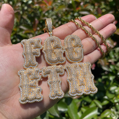 Bling "Out The Mud" Custom Pendant