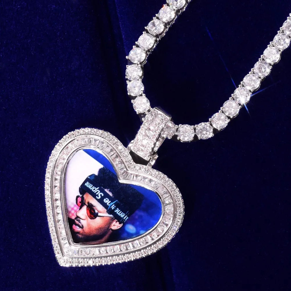 Bling "Heart" Custom Photo