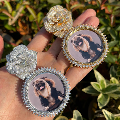 Bling "Flower" Custom Photo