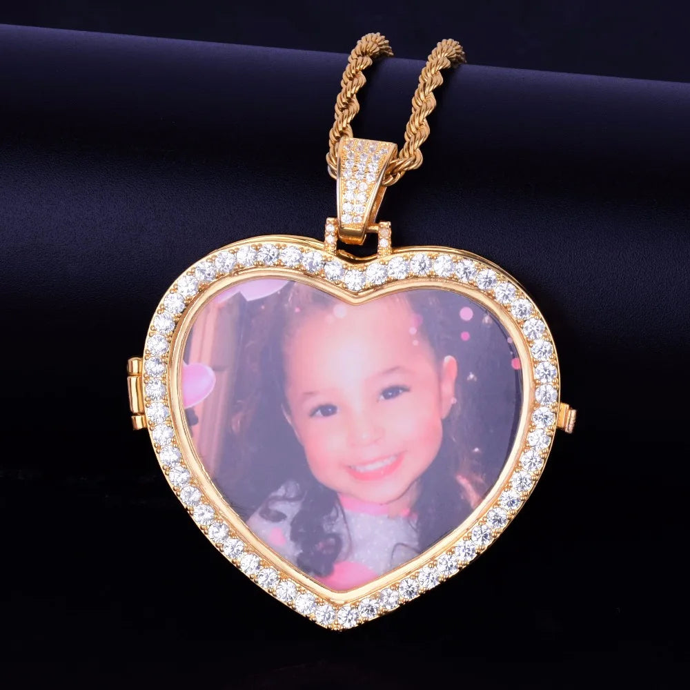 Bling "Heart" Custom Photo V