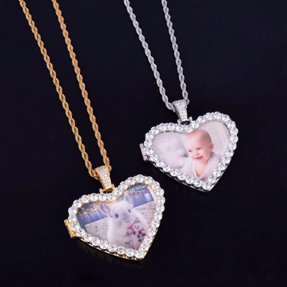 Bling "Heart" Custom Photo VI