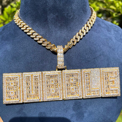 Bling "Baguettes" Custom Pendant II