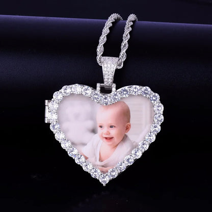 Bling "Heart" Custom Photo VI