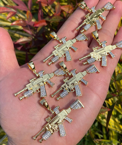 Bling "Assault Rifle" Pendant