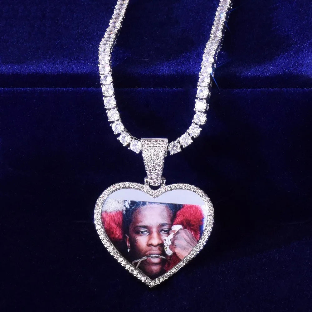 Bling "Heart" Custom Photo II