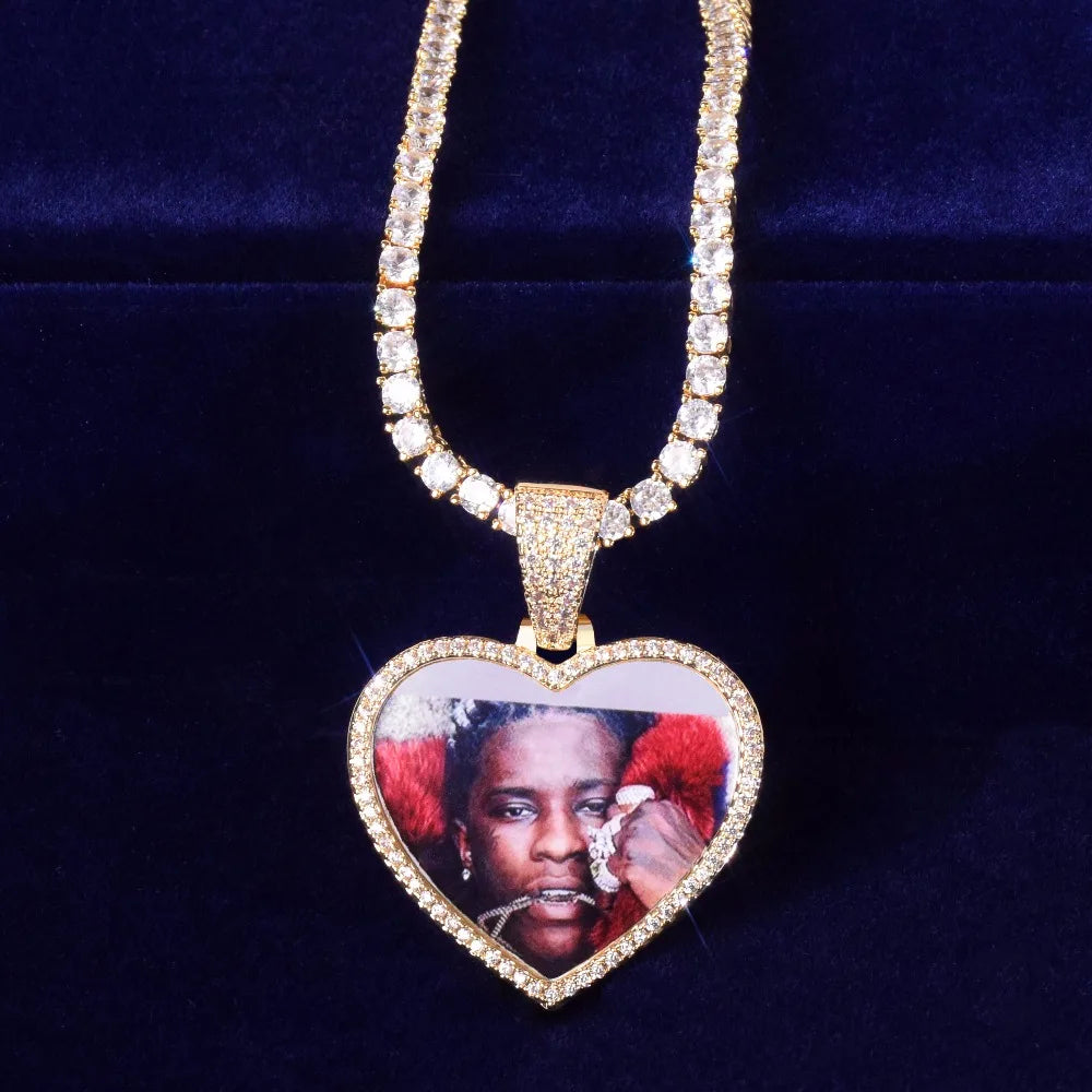 Bling "Heart" Custom Photo II