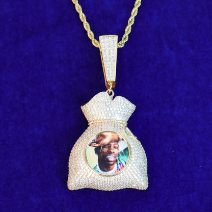 Bling "Money Bag" Custom Photo