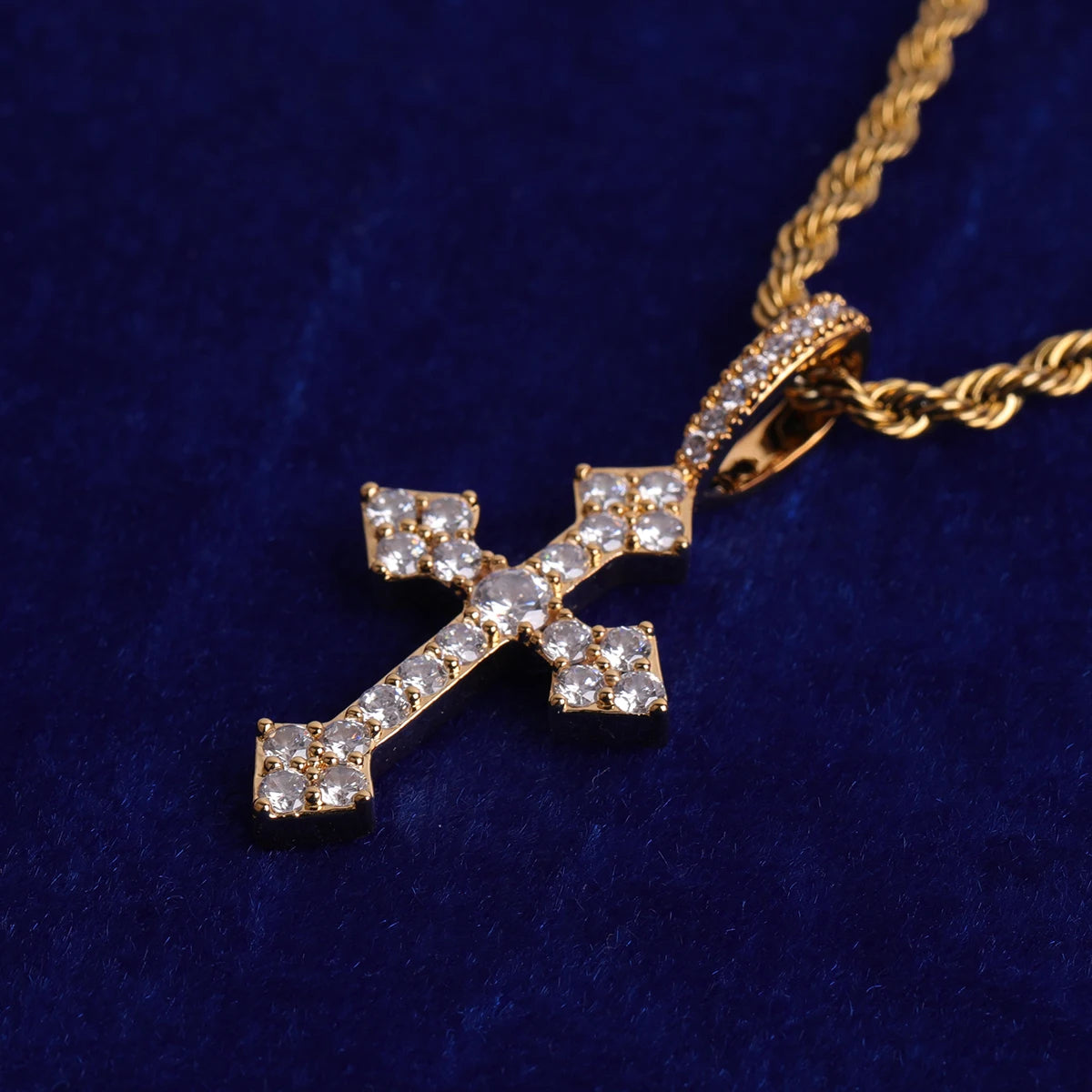 Bling "Cross" Pendant XV