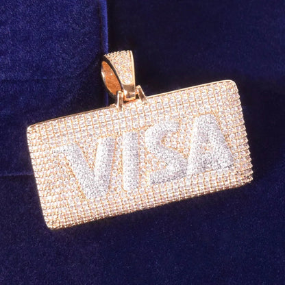 Bling "Visa" Pendant